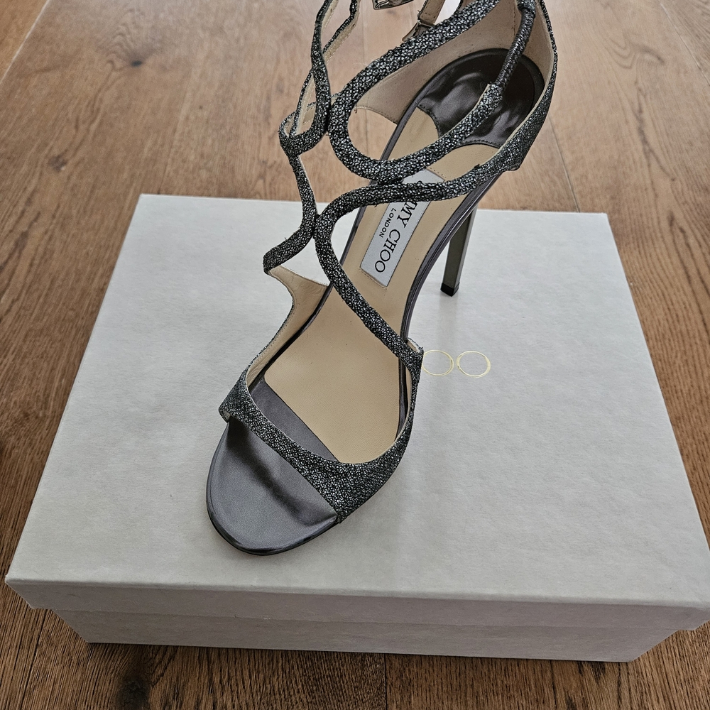 Jimmy Choo Black Strappy Women's Heels